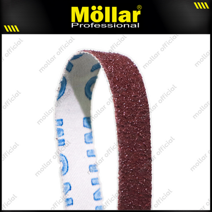 MOLLAR Mata Amplas Sabuk No 60 Adaptor Mesin Gerinda Belt Sander - 10 Pcs