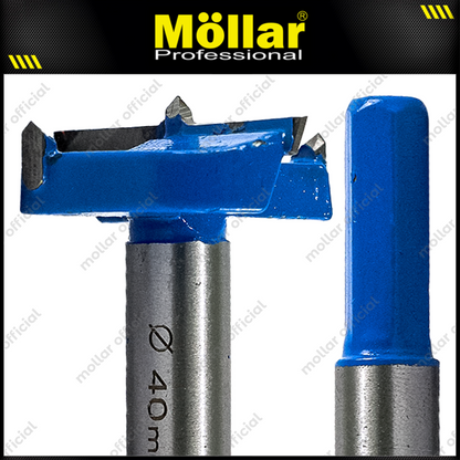 BISON D80981 Mata Bor Kayu Engsel Sendok 40 mm / Forstner Bit