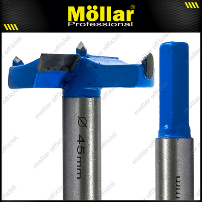 BISON D80981 Mata Bor Kayu Engsel Sendok 45 mm / Forstner Bit