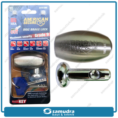 AMERICANSECURE Gembok Cakram Motor