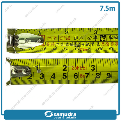 LIPPRO S810-7525 Meteran Dua Sisi 7.5 meter / Feng Shui