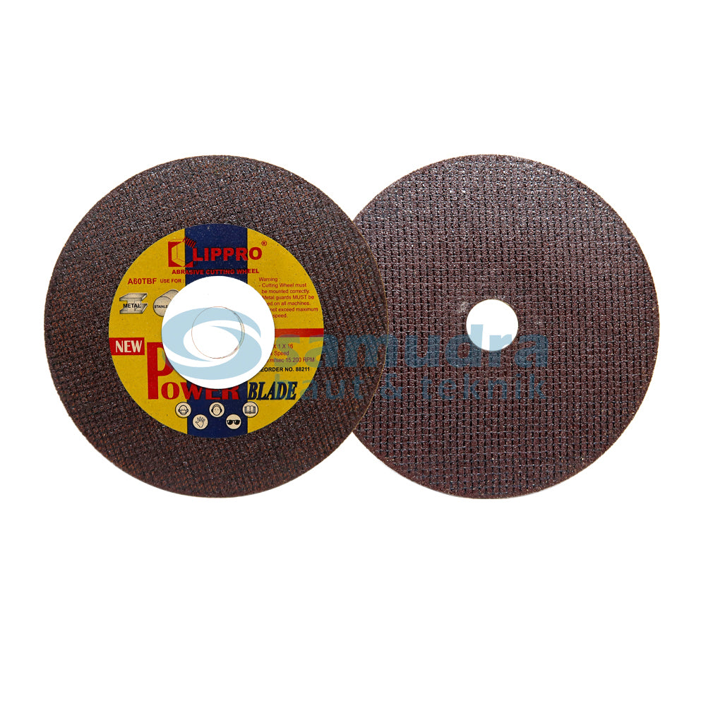 LIPPRO 88211 Mata Gerinda Potong Besi 4" / Cutting Wheel Power Blade
