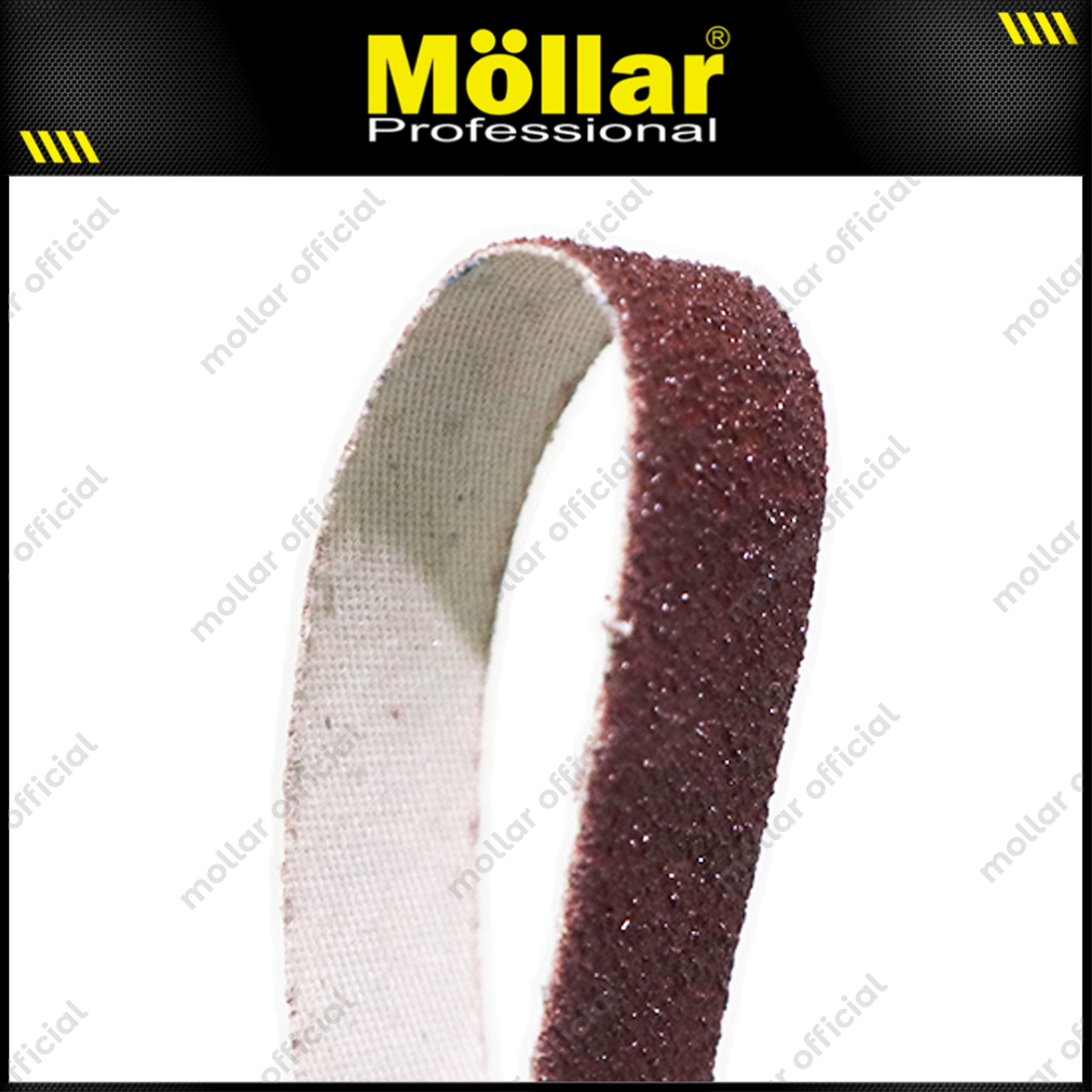 MOLLAR Grit 80 Mata Amplas Sabuk Adaptor Belt Sander Gerinda - 10 pcs