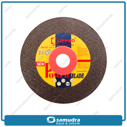 LIPPRO 88211 Mata Gerinda Potong Besi 4" / Cutting Wheel Power Blade