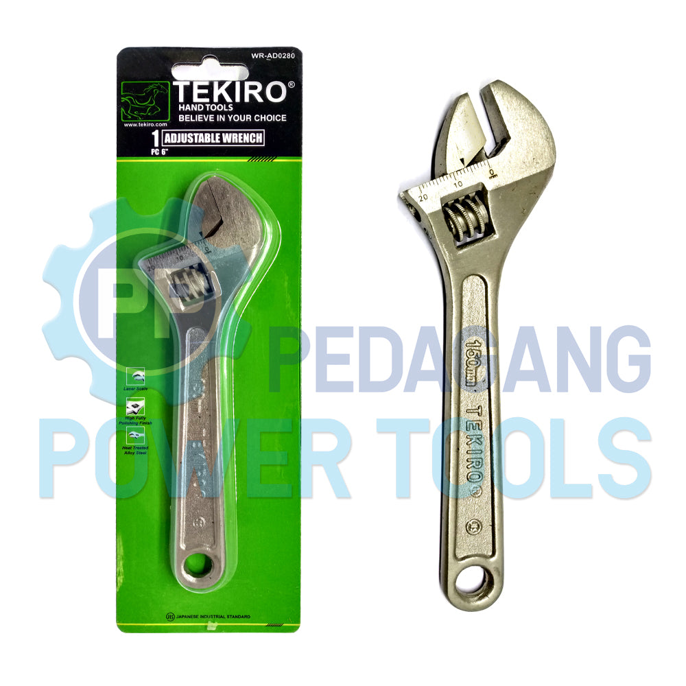 TEKIRO WR-AD0280 Kunci Bago 6" / Kunci Inggris