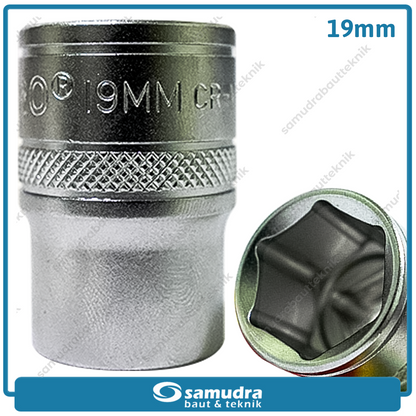 TEKIRO SC-SC0385 Mata Sok 1/2" 6PT 19 mm