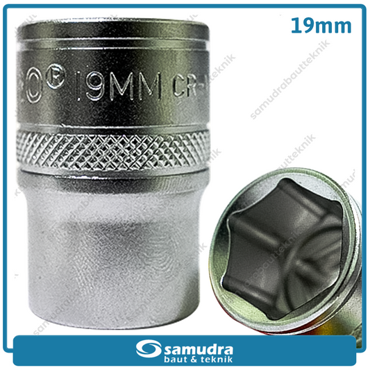 TEKIRO SC-SC0385 Mata Sok 1/2" 6PT 19 mm