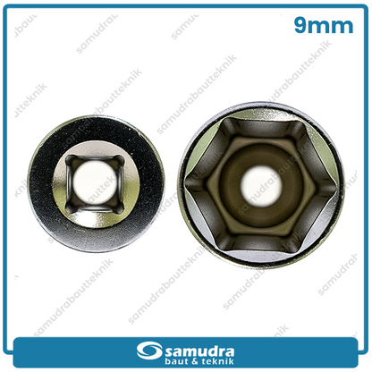 LIPPRO 3101M-9 Mata Sok 1/2" 6PT 9 mm