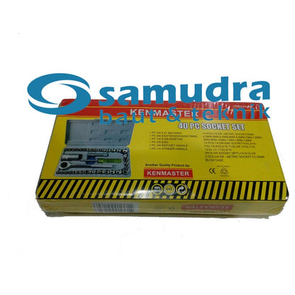 KENMASTER KCSO-077 Kunci Sok Set 40 pcs Box Plastik