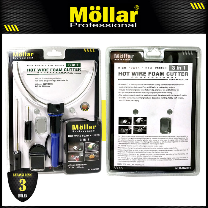 MOLLAR EFC31 Alat Potong Gabus Listrik / Styrofoam Wire Cutter