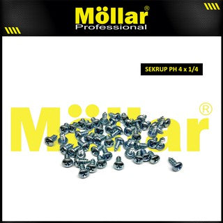 MOLLAR 93-014 Sekrup PH 4 x 1/4 - 100 pcs