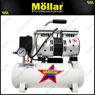 MOLLAR MLR-AC-1008S Mesin Kompresor Listrik Oilless 3/4 HP 8 Liter