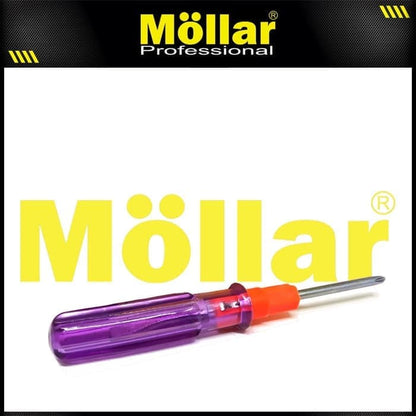 BLITZ UJ25 Obeng 2 Way Transparan 4"