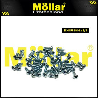MOLLAR 93-015 Sekrup PH 4 x 3/8 - 100 pcs