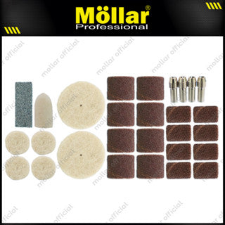 MOLLAR AFMG186 Aksesoris Mesin Mini Grinder Set 186 pcs / Rotary Tools