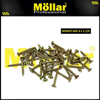 MOLLAR 93-007 Sekrup GRC 6 x 1-1/4 - 100 pcs