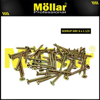 MOLLAR 93-008 Sekrup GRC 6 x 1-1/2 - 100 pcs