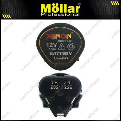 XENON Baterai 12V Bor Cordless untuk CDD500/CDD505