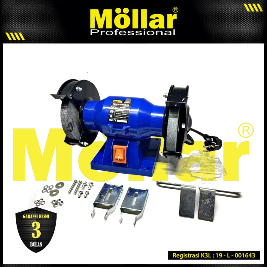 MOLLAR BG125 Mesin Gerinda Duduk 5" 125 Watt