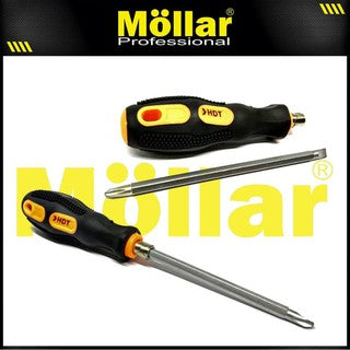 HDT JH27-818 Obeng 2 Way Gagang Karet 145 mm