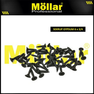 MOLLAR 93-009 Sekrup Gypsum 6 x 3/4 - 100 pcs