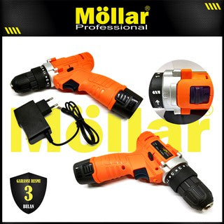 XENON CDD500E Mesin Bor Cas Charger 12V Cordless Drill 1 Baterai