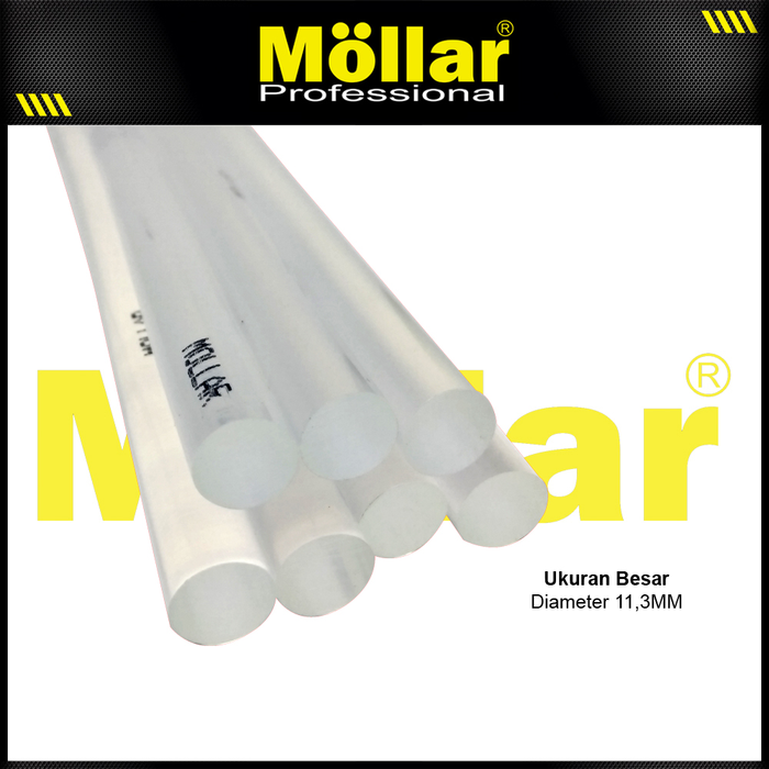 MOLLAR 93-184 Isi Lem Tembak Besar Panjang 30 cm Set - 7 pcs
