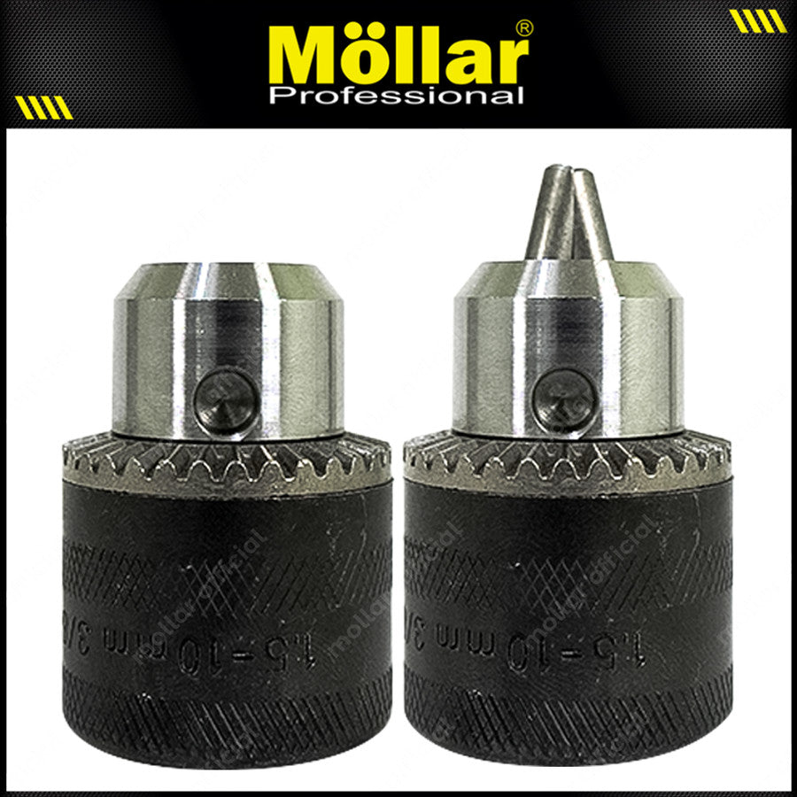 MOLLAR J3210L Kepala Mesin Bor Listrik 10 mm Bonus Kunci Bor 10mm