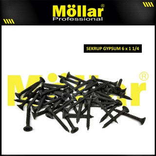 MOLLAR 93-011 Sekrup Gypsum 6 x 1-1/4 - 100 pcs