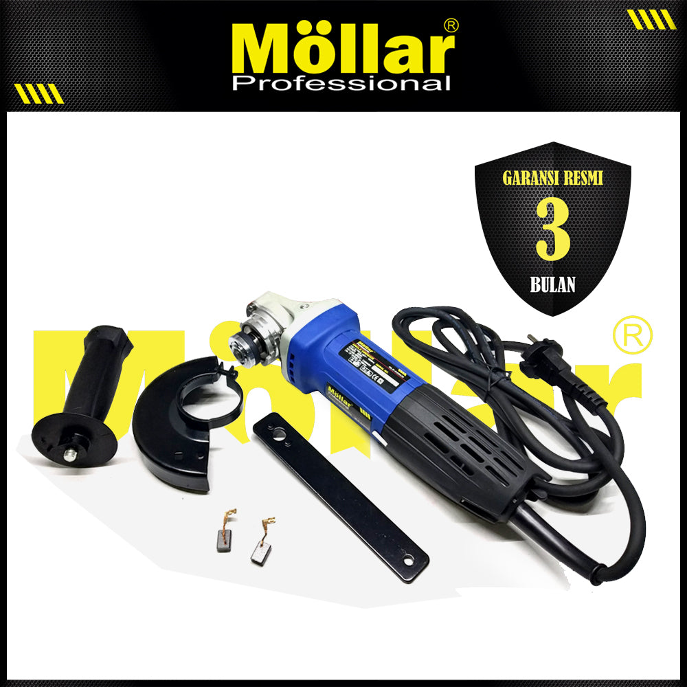 MOLLAR AG9430 Mesin Gerinda Tangan 100 mm 620 Watt