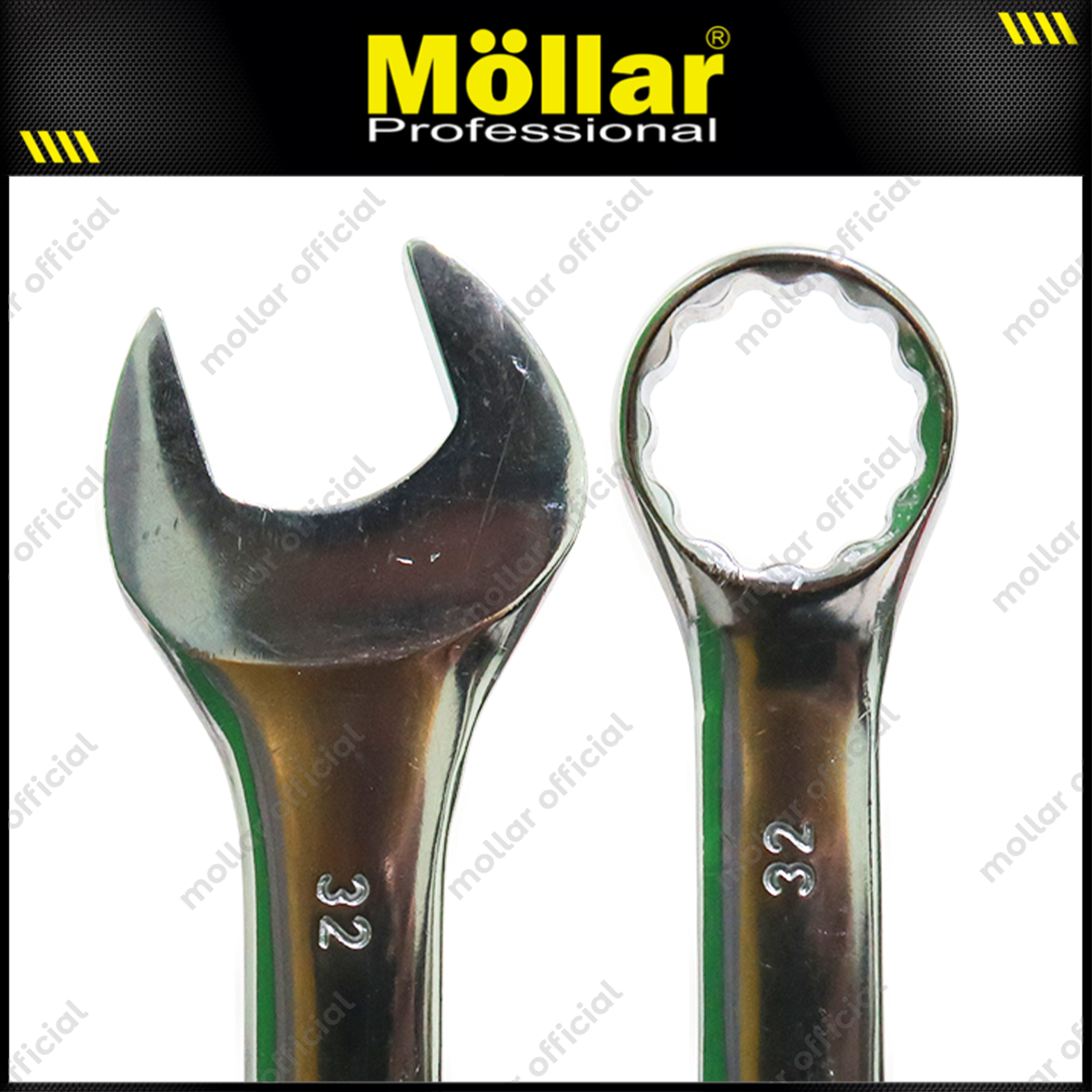 BISON Kunci Ring Pas Set 14 pcs (8-32 mm)