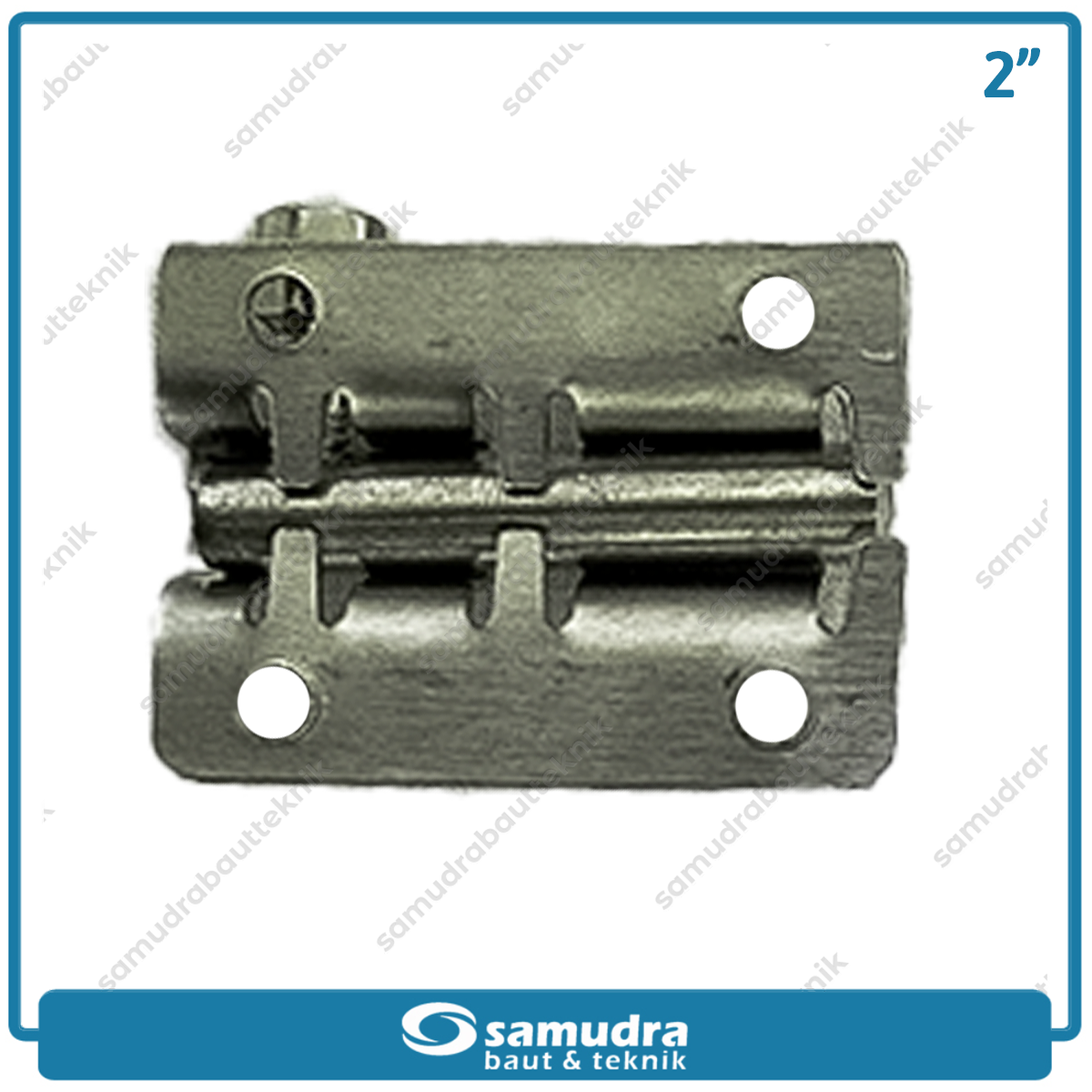 KTP Grendel Pintu Putih 2" Stainless SS304