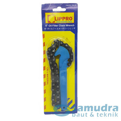 LIPPRO 7501-60 Kunci Filter Oli Rantai 6"