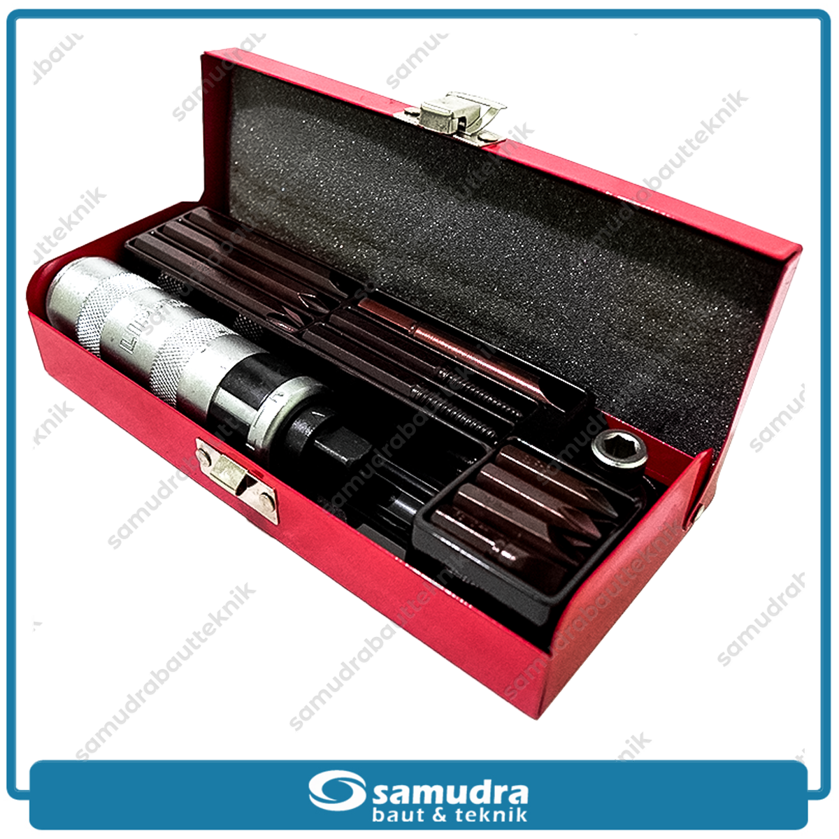 LIPPRO 138 Obeng Ketok Set 12 pcs Box Kaleng