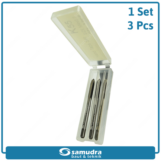 K55 K55-SW-HTS-M04 Hand Taps M4 x 0.7 Set 3 pcs