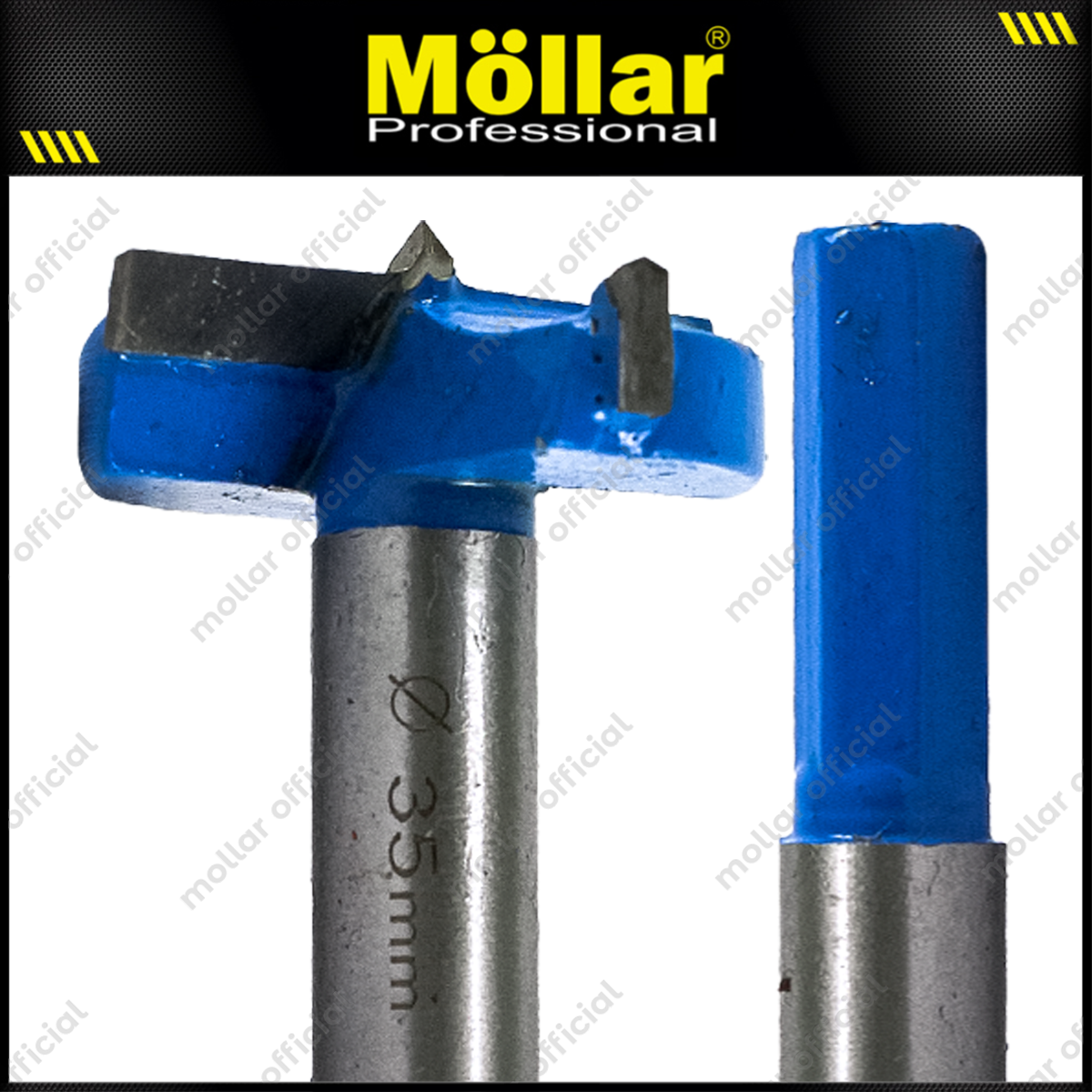 BISON D80981 Mata Bor Kayu Engsel Sendok 35 mm / Forstner Bit