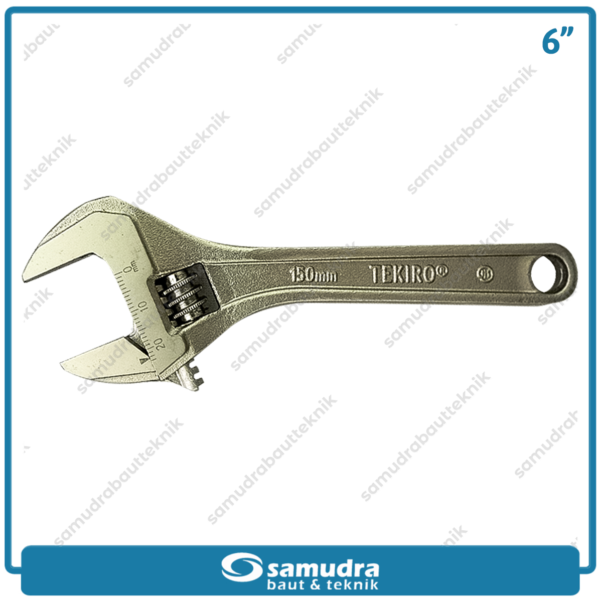 TEKIRO WR-AD1959 Kunci Bago 6" New Tipe EU / Kunci Inggris