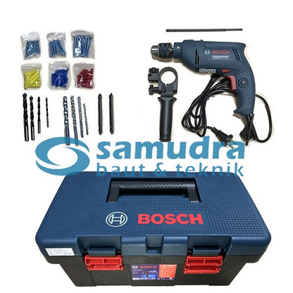 BOSCH GSB550 Freedom Mesin Bor Beton Listrik 13 mm Aksesoris Set Tool Box