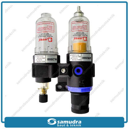 LIPPRO 9571AFC-14S Mini Air Filter Control Unit Kompresor Angin Double