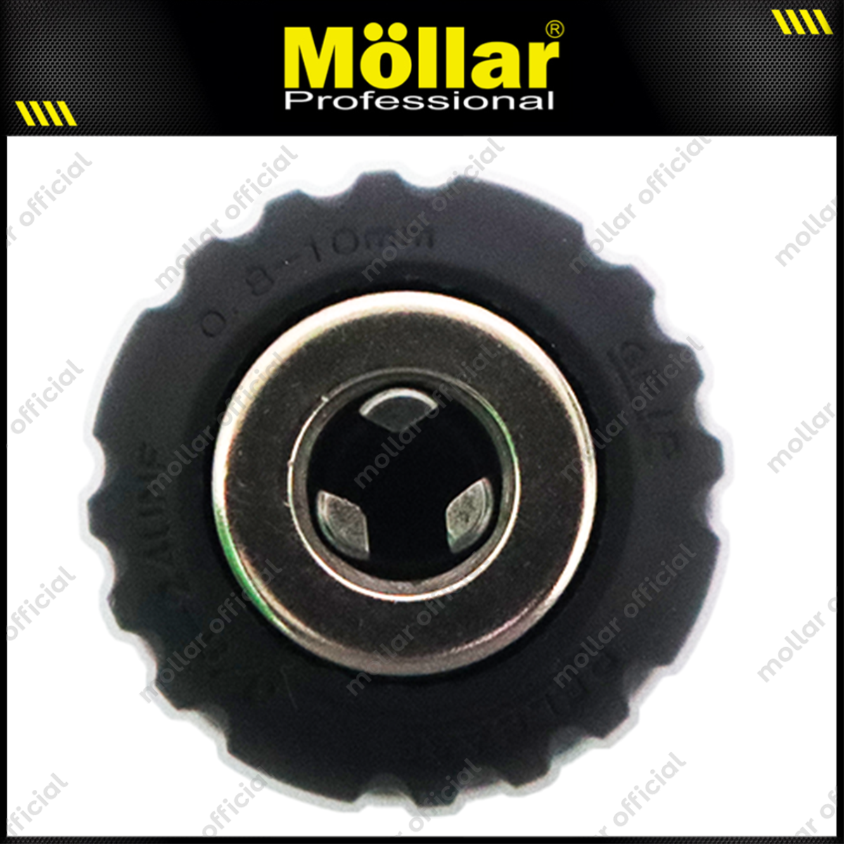 MOLLAR J3210F2 Kepala Bor Keyless 10 mm 3/8" 24 UNF