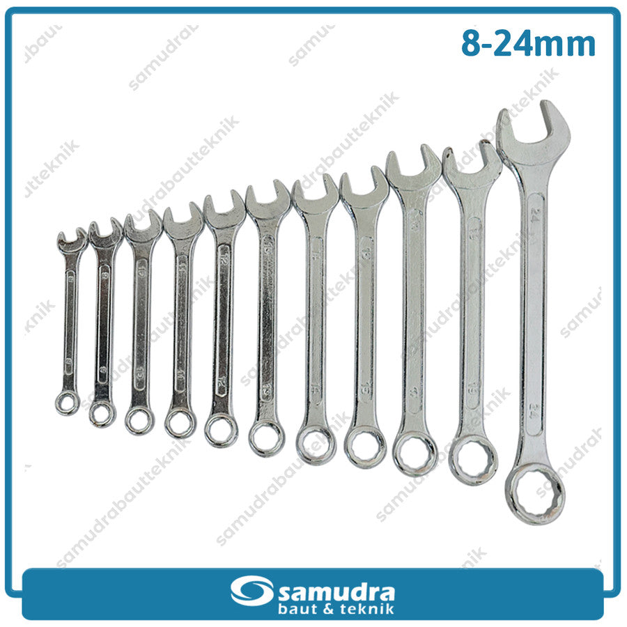 DIAMOND-GC Kunci Ring Pas Set 11 pcs (8-24 mm)