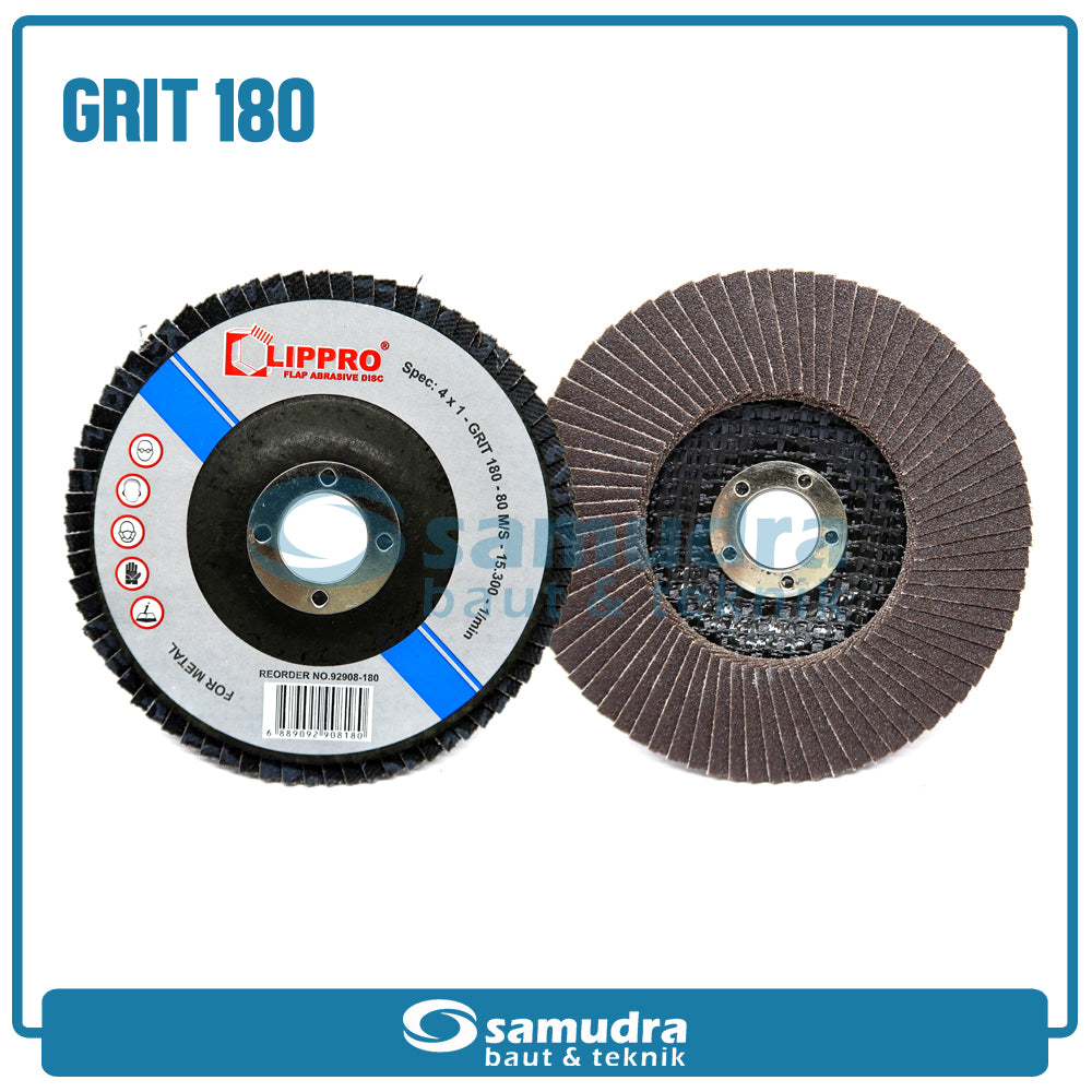 LIPPRO 92908-180 Amplas Susun No. 180 / Flap Disc