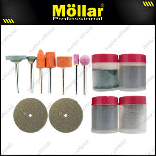 MOLLAR AFMG186 Aksesoris Mesin Mini Grinder Set 186 pcs / Rotary Tools
