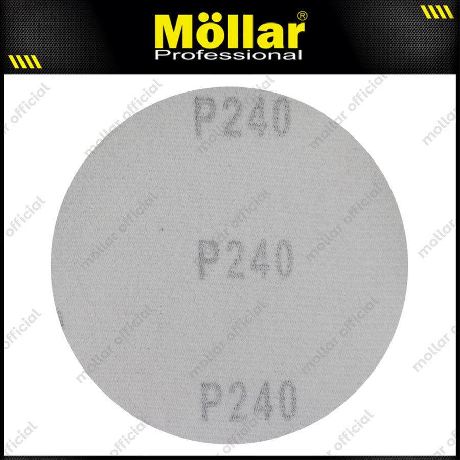 HSS Amplas Velcro Bulat No. 240 Mesin Gerinda 4"