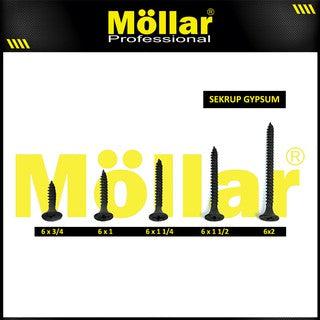MOLLAR 93-012 Sekrup Gypsum 6 x 1-1/2 - 100 pcs
