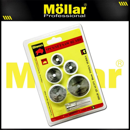 BISON D660-1 Saw Blade Set 5 pcs / Mata Mini Grinder