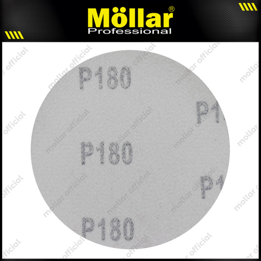 HSS Amplas Velcro Bulat No. 180 Mesin Gerinda 4"