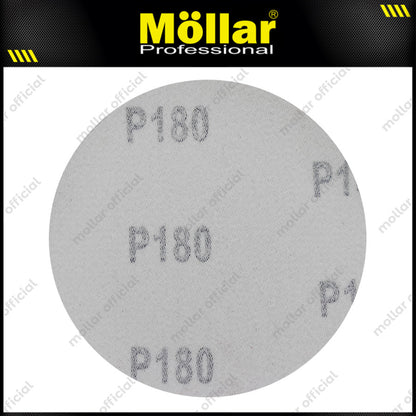 HSS Amplas Velcro Bulat No. 180 Mesin Gerinda 4"