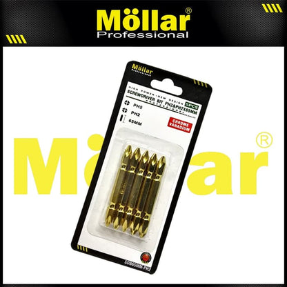 MOLLAR Mata Obeng Angin PH2-PH2 65 mm Set 5 pcs