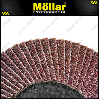 MOLLAR Flap Disc Grit 80 Mata Gerinda Amplas Besi - Satuan